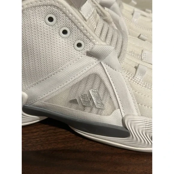 Adidas Exhibit Select Mid Basketball Womens White Sneakers Athletic Shoes Size 9 - Picture 4 of 13